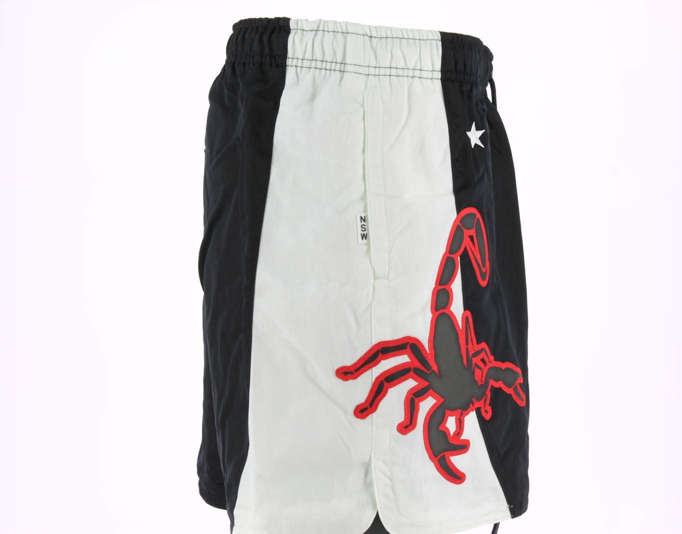 Nike Men's Sportswear NSW Woven Scorpion Shorts - Medium, Black/White - Athletic Training, Gym Workout & Casual Wear for Men