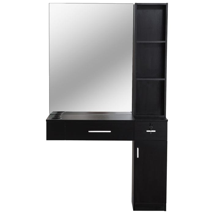 Stylish Wall Mounted Hair Dryer Holder & Organizer - Perfect for Bathroom, Salon, and Home Vanity Styling Station