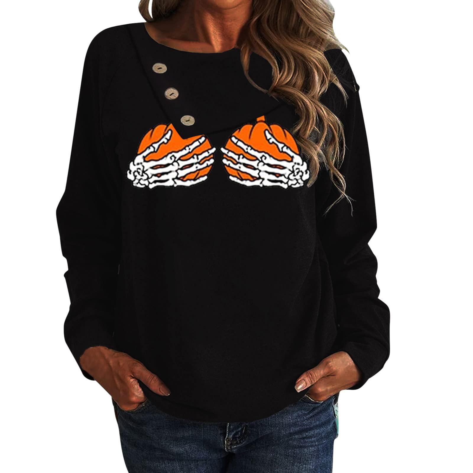 Long Sleeve Cotton T-Shirts for Women - Soft Scoop Neck & Boatneck Western Style Tops - Plus Size Striped Casual Tees - Perfect for Everyday Wear, Office Outfits and Western Fashion