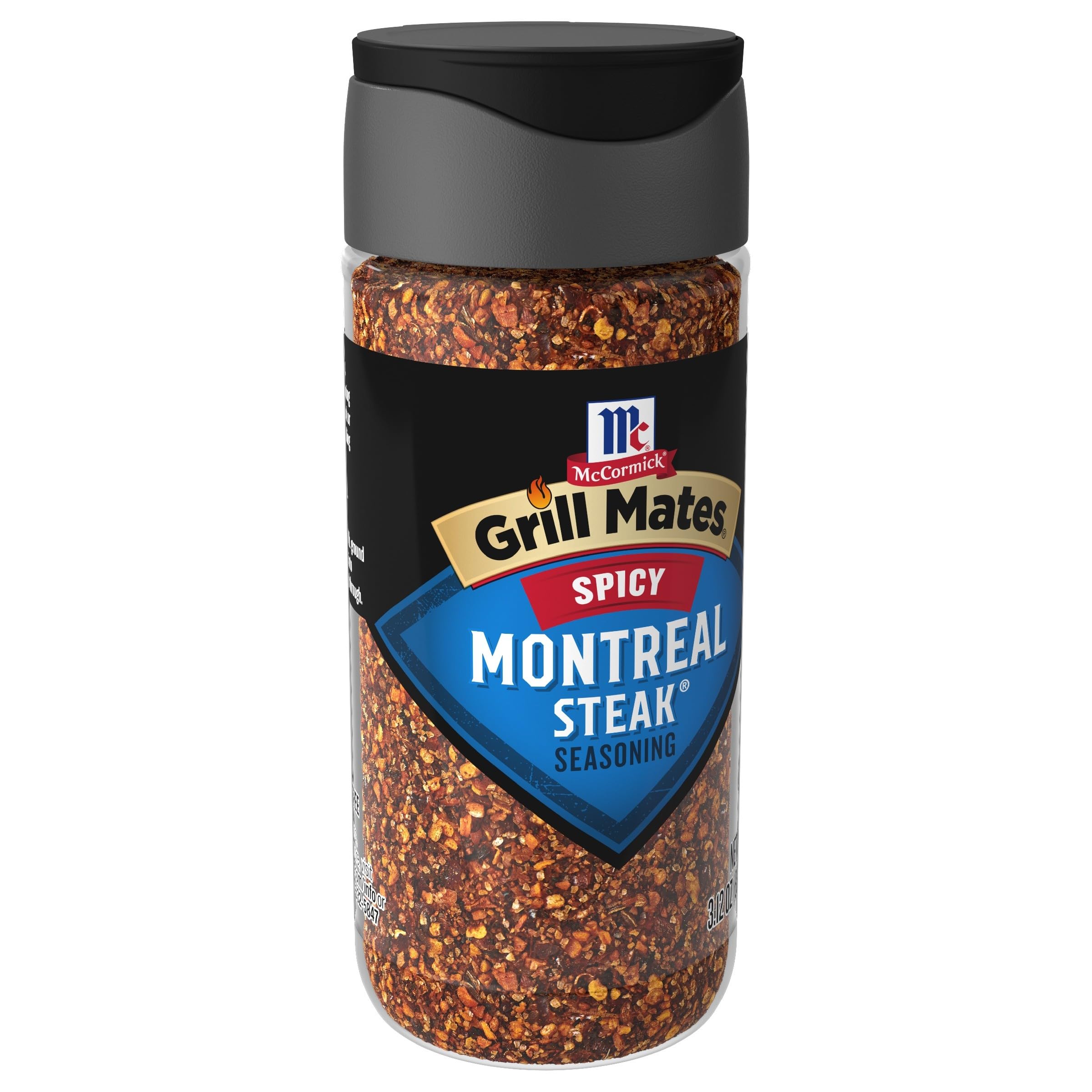 McCormick Grill Mates Spicy Montreal Steak Seasoning - 6 Pack (3.12 oz Each) | Premium Steak Rub for Grilling, BBQ & Roasting | Perfect for Beef, Pork & Chicken | Great Gift for Grill Masters