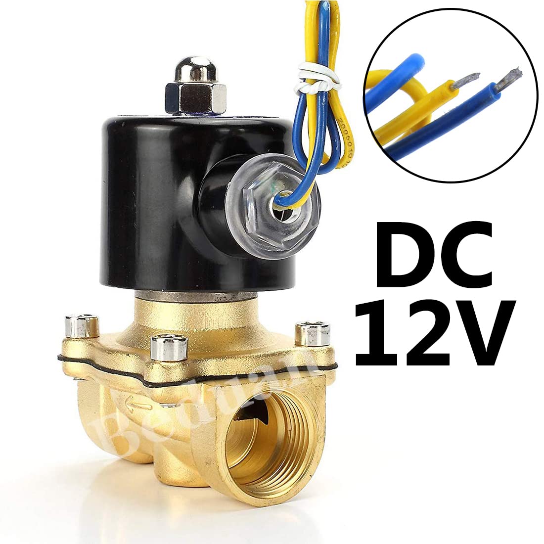 12V Brass Electric Solenoid Valve 1