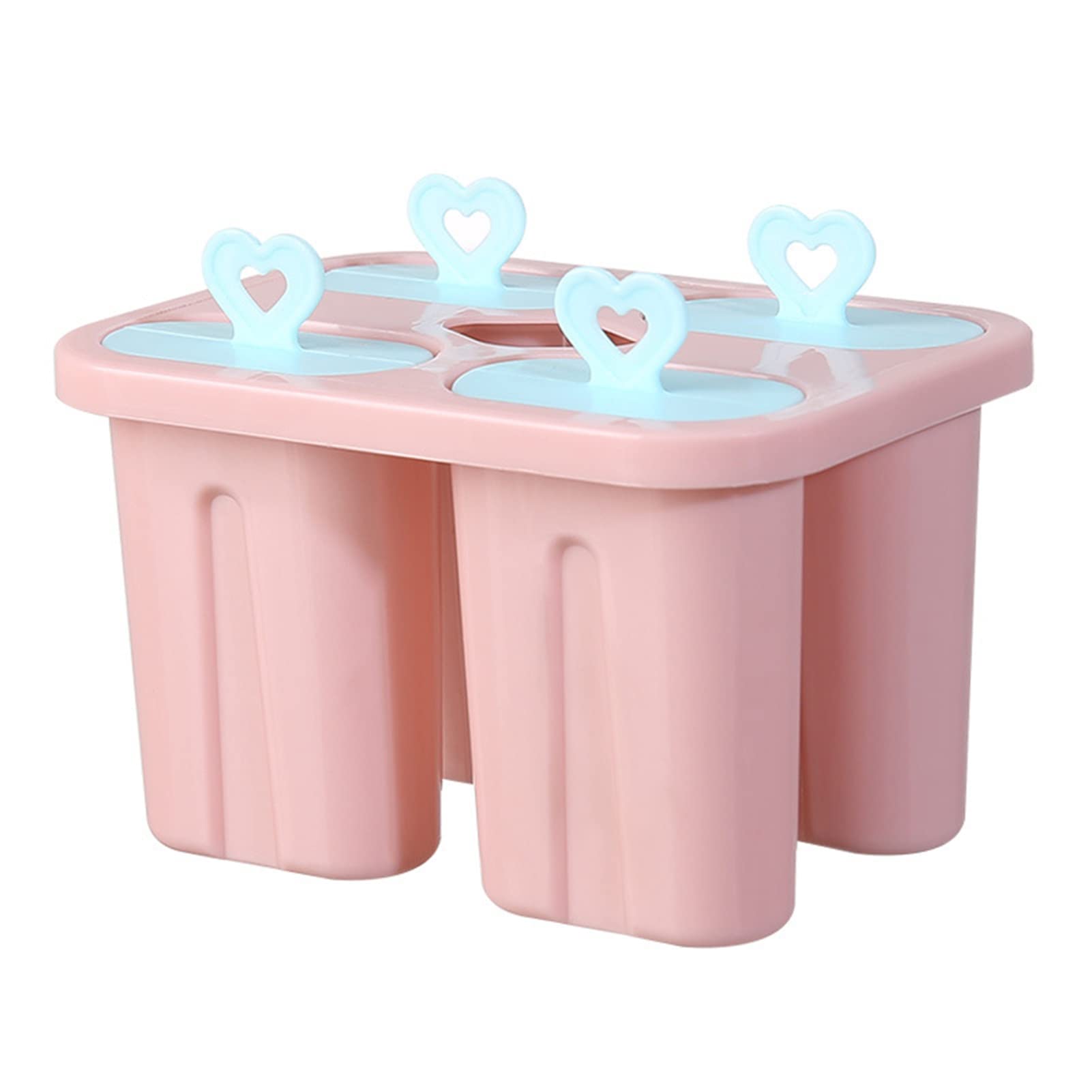 Best Popsicle Molds for Homemade Ice Cream - 6-Cavity DIY Ice Pop Maker with Creative Handle, BPA-Free Kitchen Supplies (Pink) - Perfect for Summer Treats, Kids Snacks & Party Desserts
