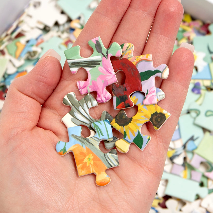 Birds & Blooms Across America - 300 Piece Jigsaw Puzzle for Adults & Families | Perfect for Relaxation, Home Decor & Educational Fun