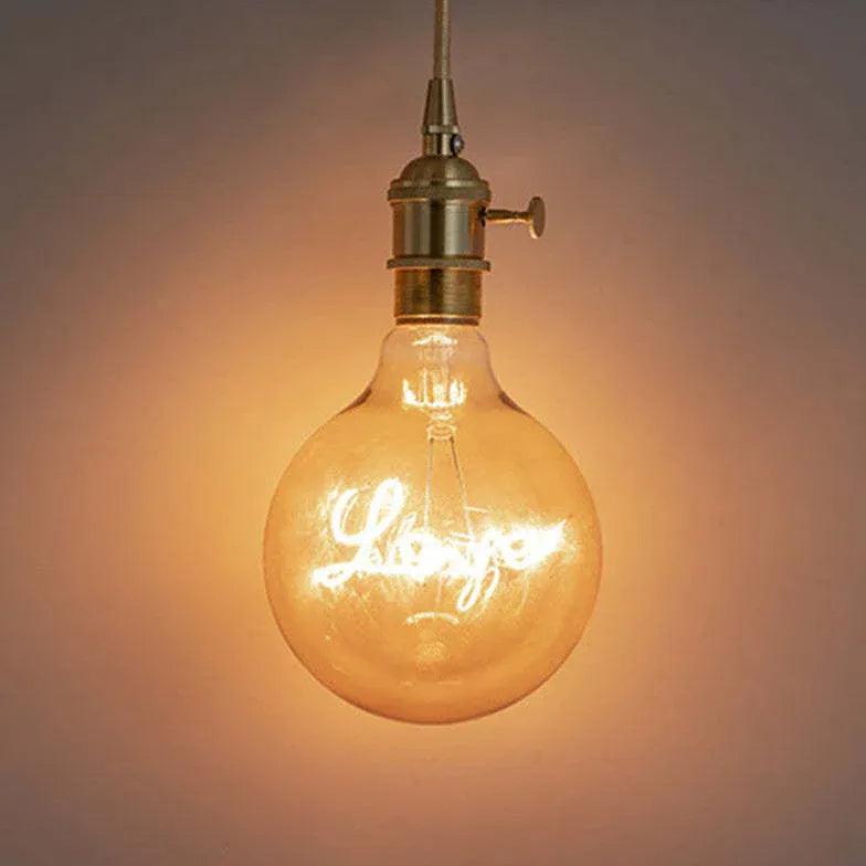 Warm White LED Ambient Light Bulb - Decorative Lamp for Cozy Home Lighting | Perfect for Bedroom, Living Room, and Relaxation Spaces