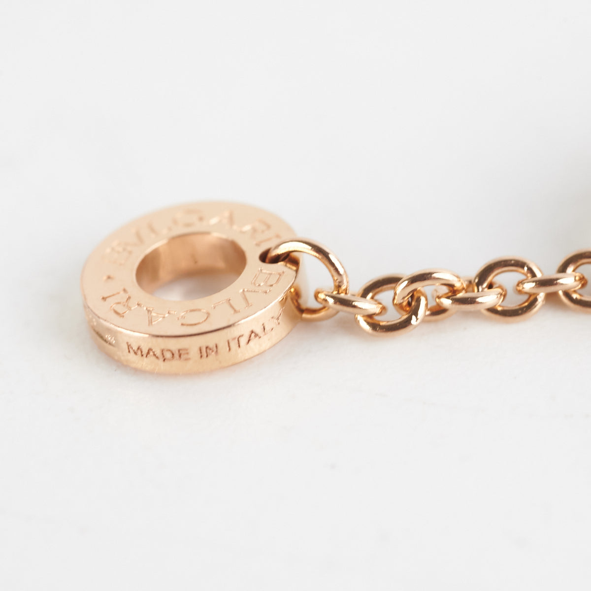 Bvlgari Zero1 Necklace in Two-Tone Rose Gold - Elegant Jewelry for Women, Perfect for Parties & Special Occasions