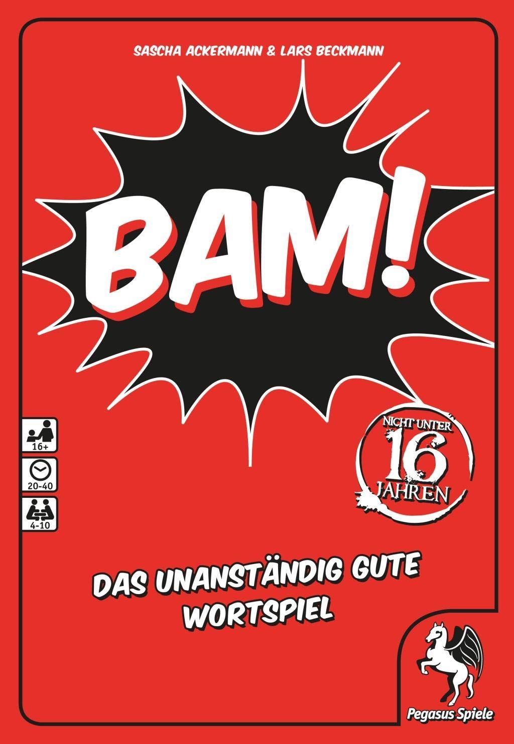 Pegasus Games 18300G - Bam! The Ultimate Word Game for Family Fun and Party Entertainment