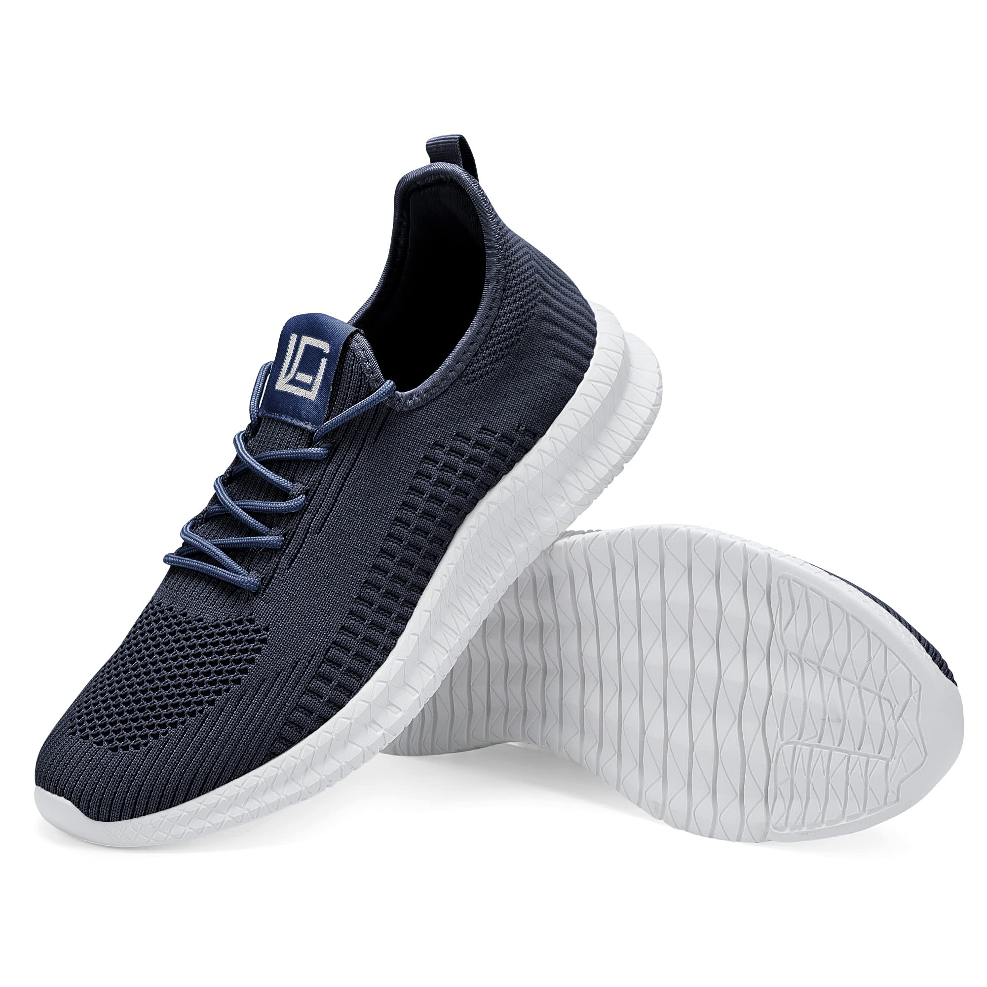 LCGJR Men's Running Shoes - Ultra Lightweight Breathable Athletic Sneakers for Jogging, Walking & Gym Workouts | Comfortable Mesh Casual Fashion Shoes for Daily Wear & Outdoor Activities
