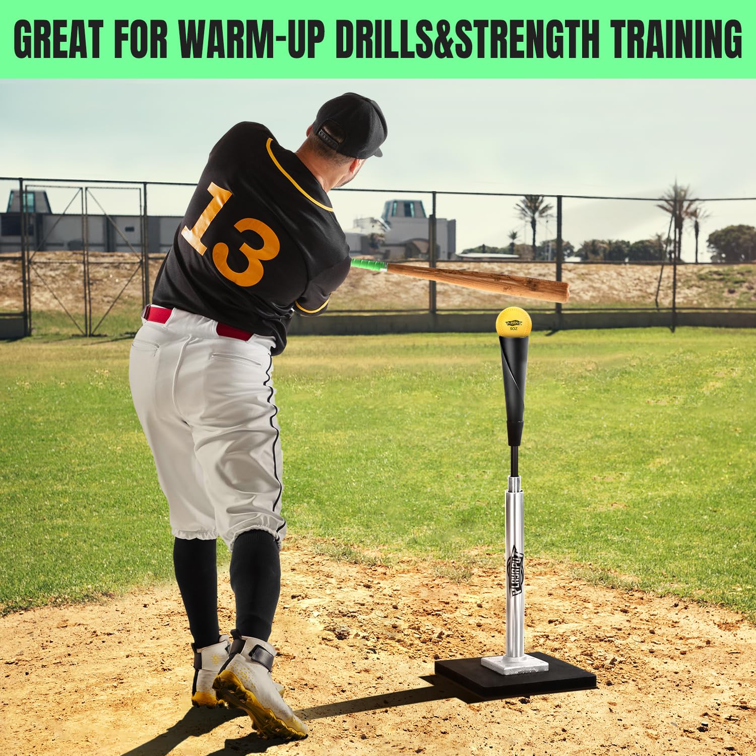 Weighted Baseballs and Softballs for Pitching, Throwing, Catching & Hitting - Set of 6 with Mesh Storage Bag & Air Nozzle - Improve Power, Speed & Performance - Perfect for Baseball Training, Softball Practice & Strength Building Exercises