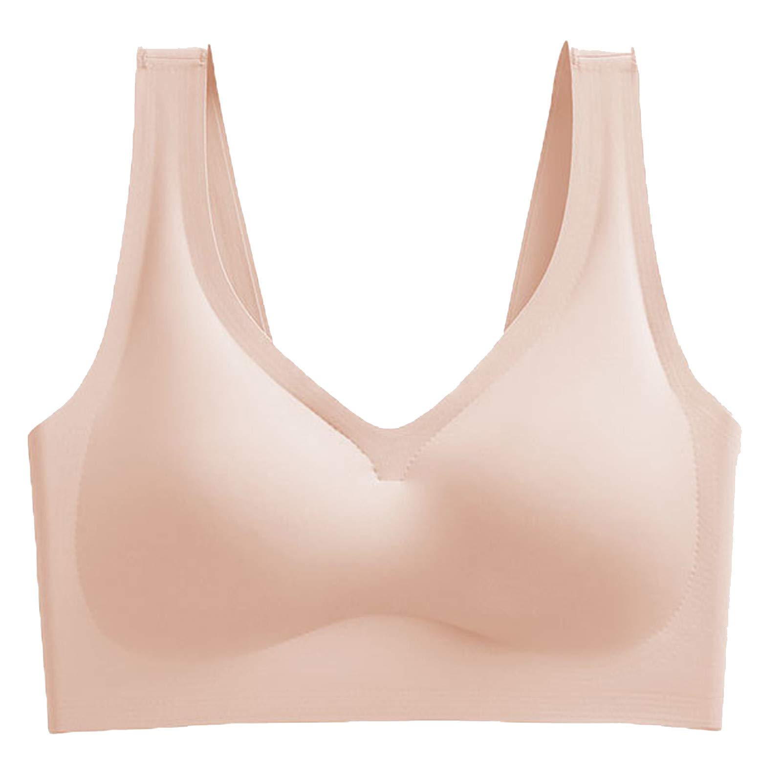 Plus Size Sports Bras for Women - Wirefree & Padded for Low-Impact, Sleep & Daily Wear
