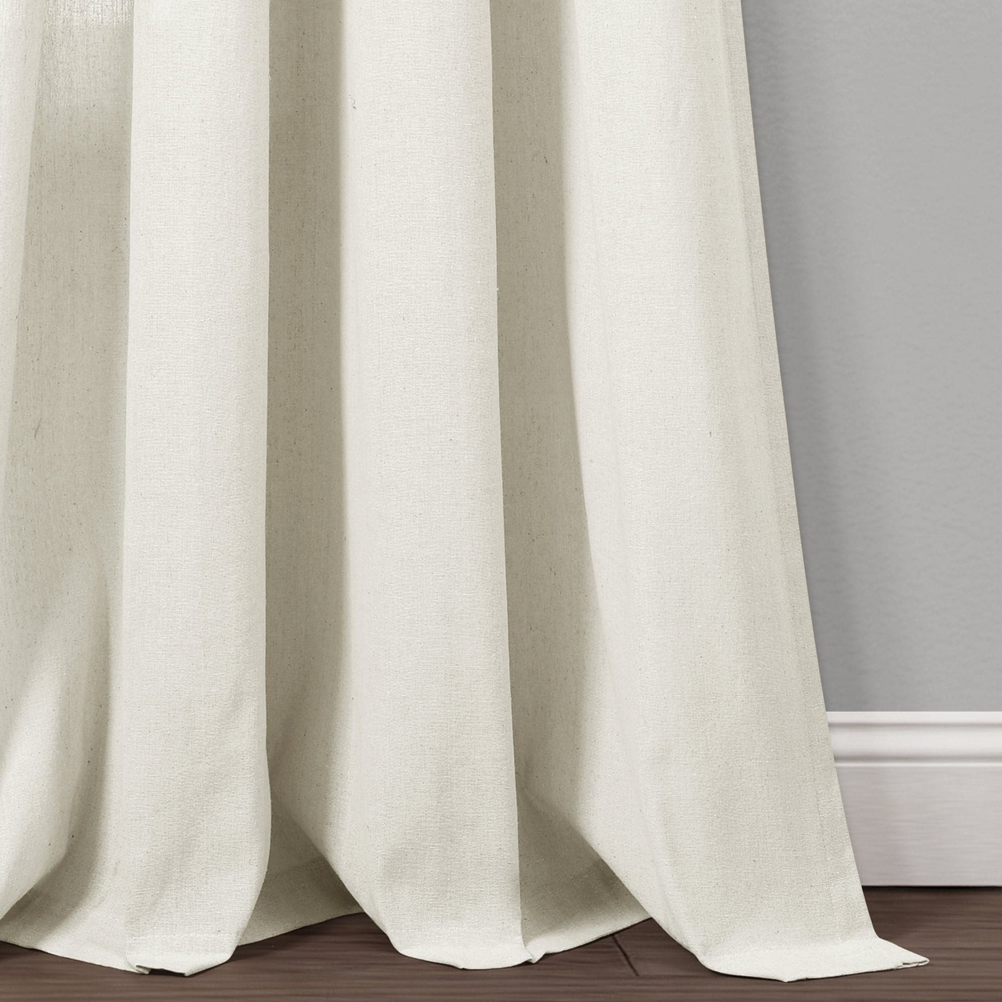 Premium Faux Linen Grommet Window Curtain Panels Set - Blackout Thermal Insulated Drapes for Living Room & Bedroom - Elegant Home Decor for Modern Houses