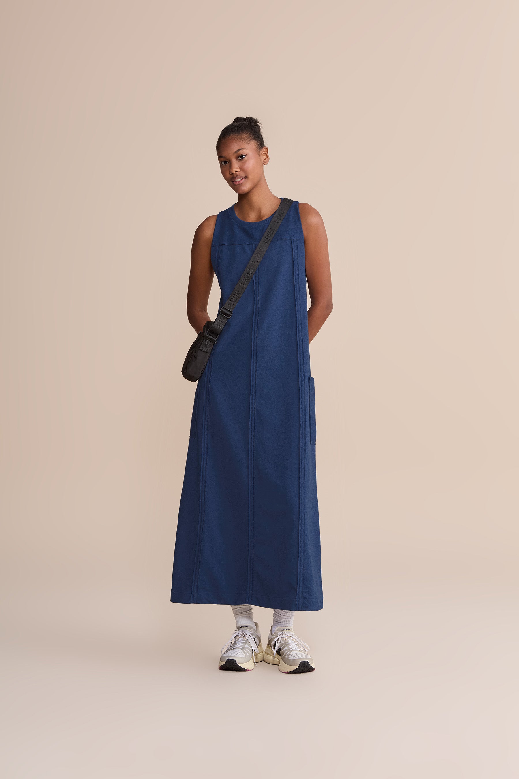 Soft Pure Midi Dress for Women - Elegant Flowy Summer Dress with Pockets | Perfect for Beach, Vacation, Date Night & Casual Outings