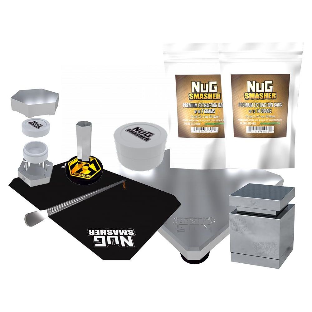 NugSmasher Pro Rosin Press Accessory Kit - Essential Tools for DIY Rosin Extraction - Perfect for Home Use, Cannabis Enthusiasts & Small-Scale Production