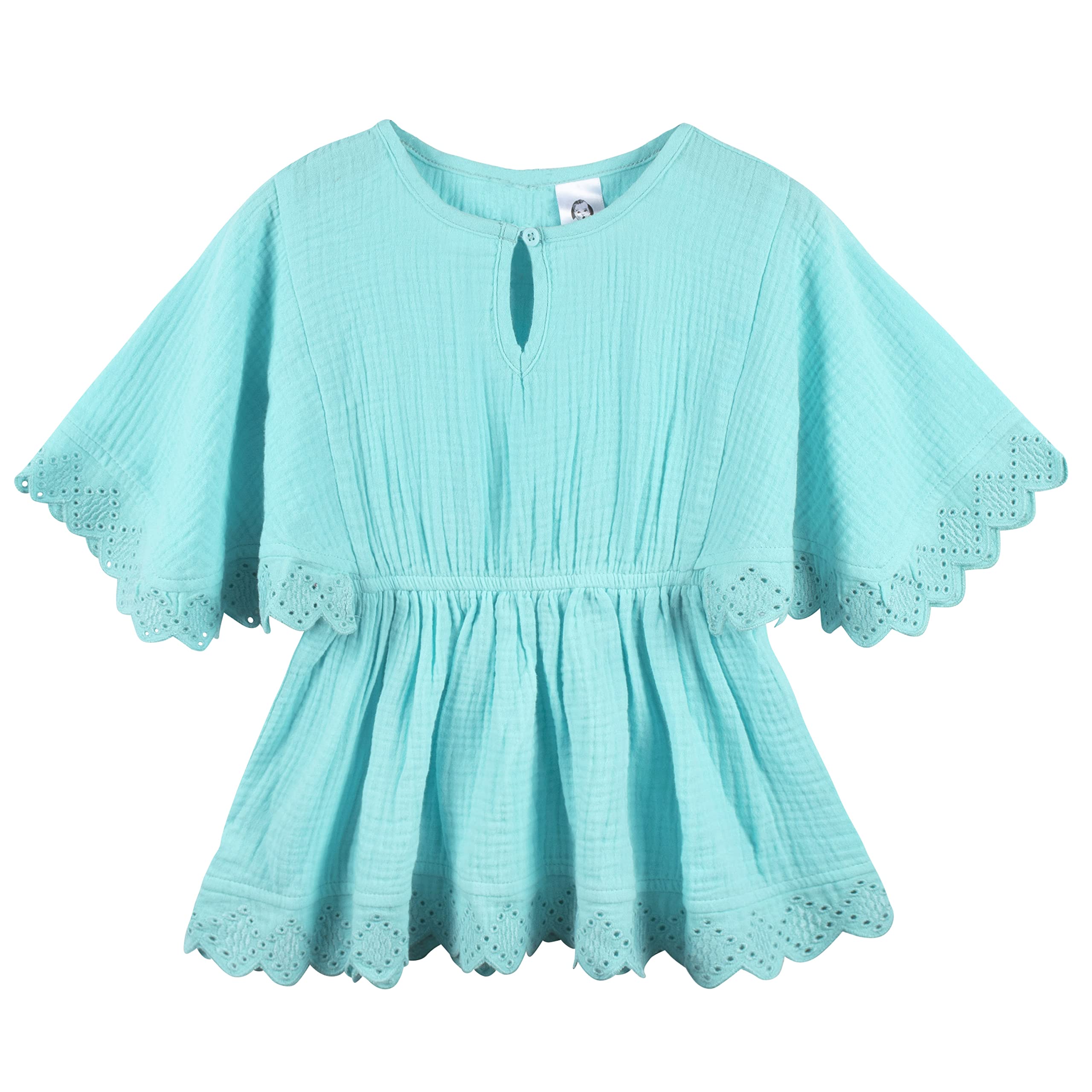 Gerber Baby Girls' Toddler Kaftan Swim Cover Up - Cute Beach Dress for Toddlers - Perfect for Pool, Beach & Summer Outings
