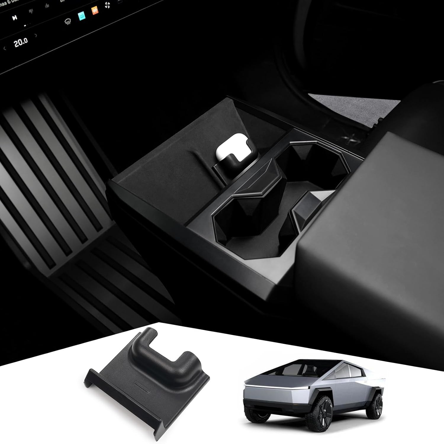 Apple AirPods Pro Wireless Charging Case with Locator - Compatible with Tesla Cybertruck & All Qi-Enabled Devices | Perfect for Car, Home & Travel Use