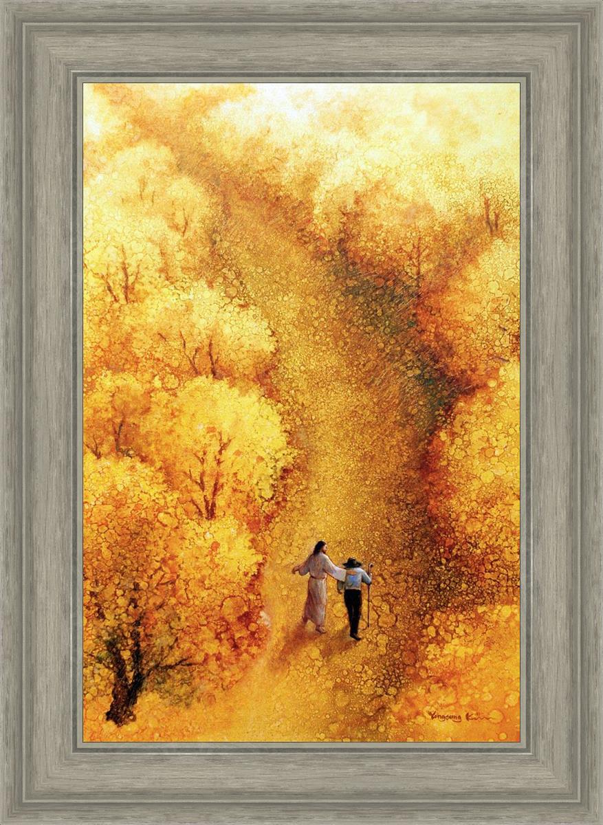 By Your Side - Heartwarming Art Print by Yongsung Kim | Christian Home Decor, Wall Art for Living Room & Bedroom | Perfect Gift for Weddings, Anniversaries & Housewarming