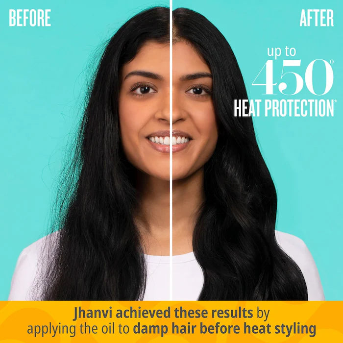 Brazilian Glossy™ Nourishing Anti-Frizz Hair Oil by Sol de Janeiro – Smooth, Shine & Hydration for All Hair Types – Perfect for Daily Use, Styling & Heat Protection