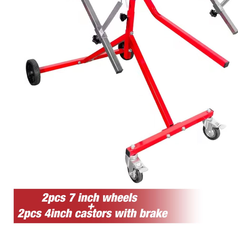 LAUCO 180° Rotating Adjustable Automotive Paint Stand - Multifunction Body Panel & Door Stand for Painting, Auto Body Repair Tools - Perfect for Car Painting, Collision Repair & DIY Auto Projects