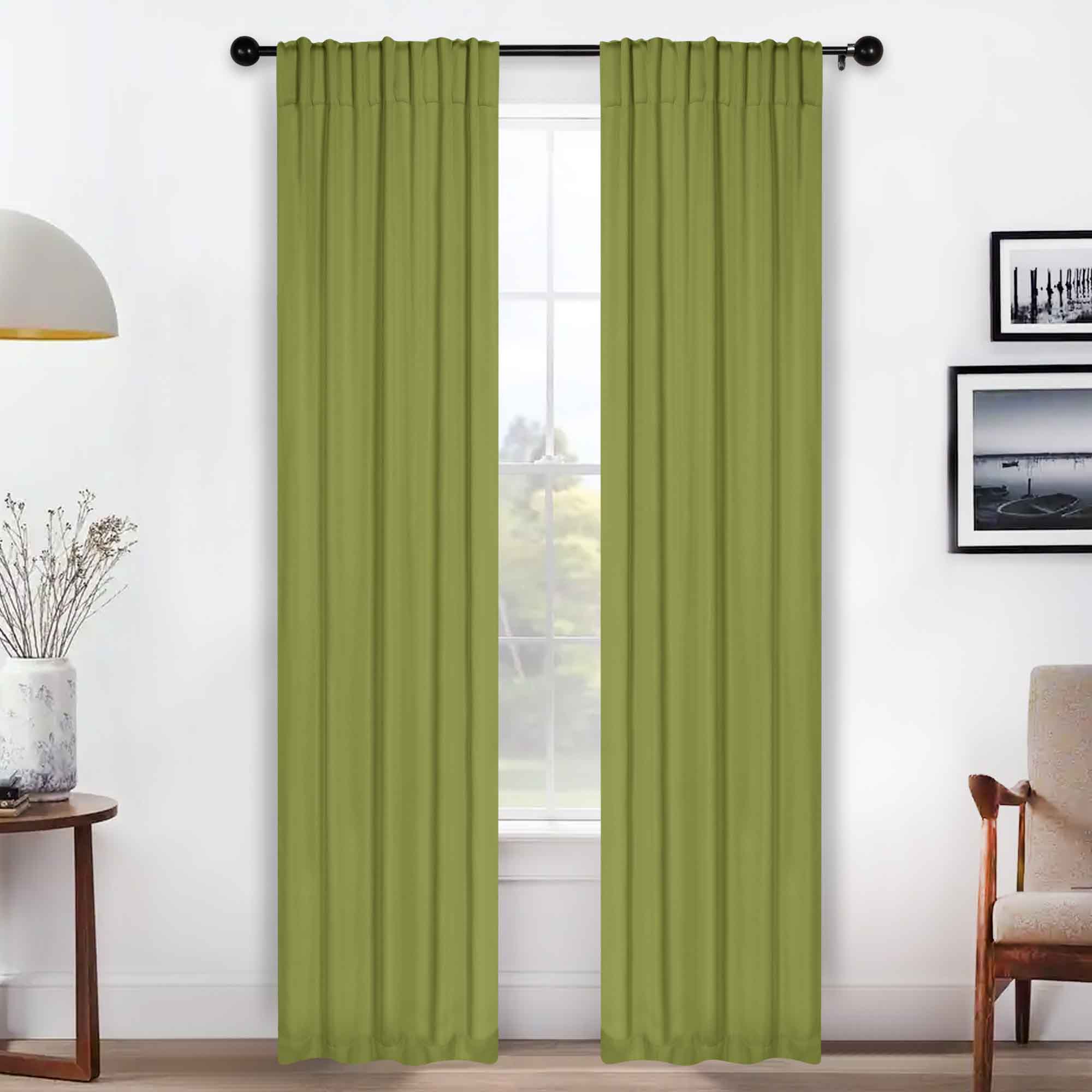 Blackout Curtains for Bedroom - Solid Room Darkening Thermal Insulated Drapes, Set of 2 Panels - Perfect for Nursery, Home Theater & Light Sleepers