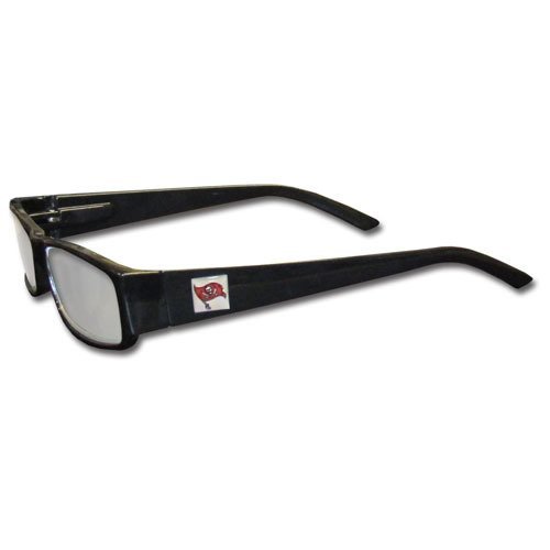 Tampa Bay Buccaneers NFL Reading Glasses +2.50 Magnification - Perfect for Football Fans Watching Games & Reading Playbooks