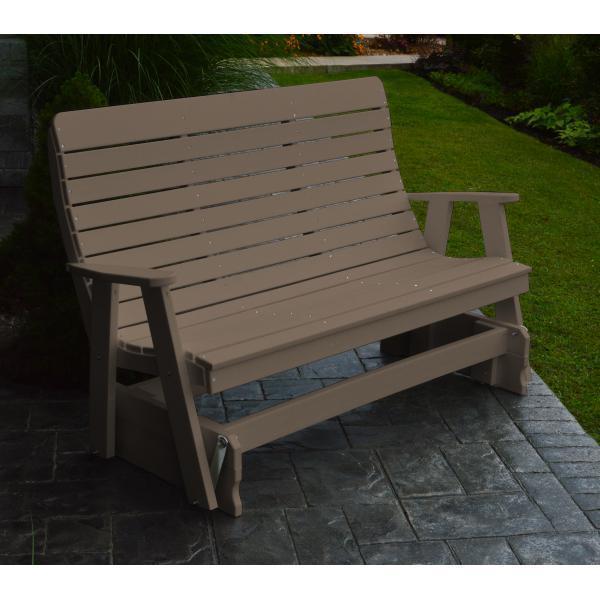 A & L Furniture Poly Winston Glider - Comfortable Rocking Chair for Nursery, Living Room & Outdoor Use - Perfect for Relaxing, Nursing & Lounging
