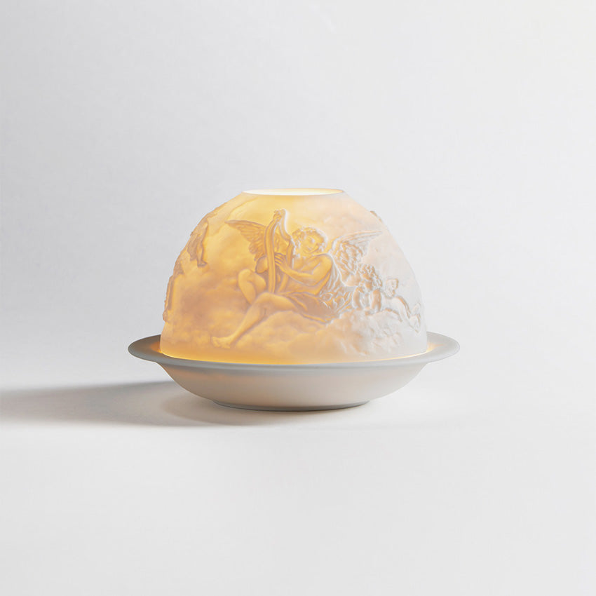 Bernardaud Votive Light Religious Collection - Angel Candles for Prayer & Meditation | Perfect for Church, Home Altar & Spiritual Decor
