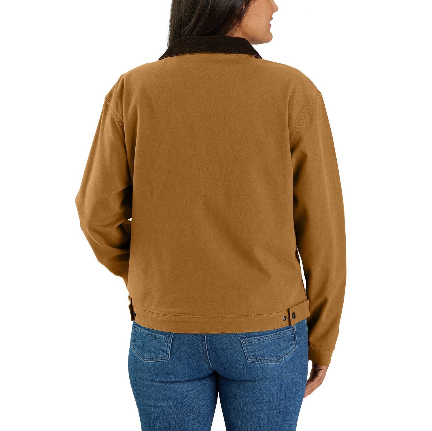 Carhartt Women's Re Engineered Rugged Flex® Loose Fit Canvas Detroit Jacket - Durable Workwear for Outdoor Activities, Construction & Casual Wear