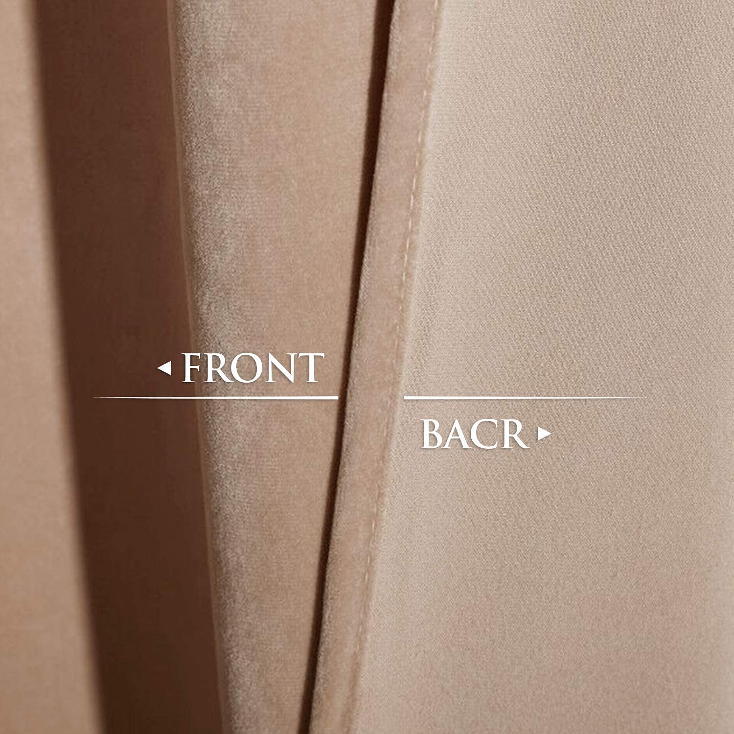 StangH Velvet Curtains Set with Tiebacks - Blackout Drapes for Living Room & Bedroom - Elegant Window Treatments for Home Decor
