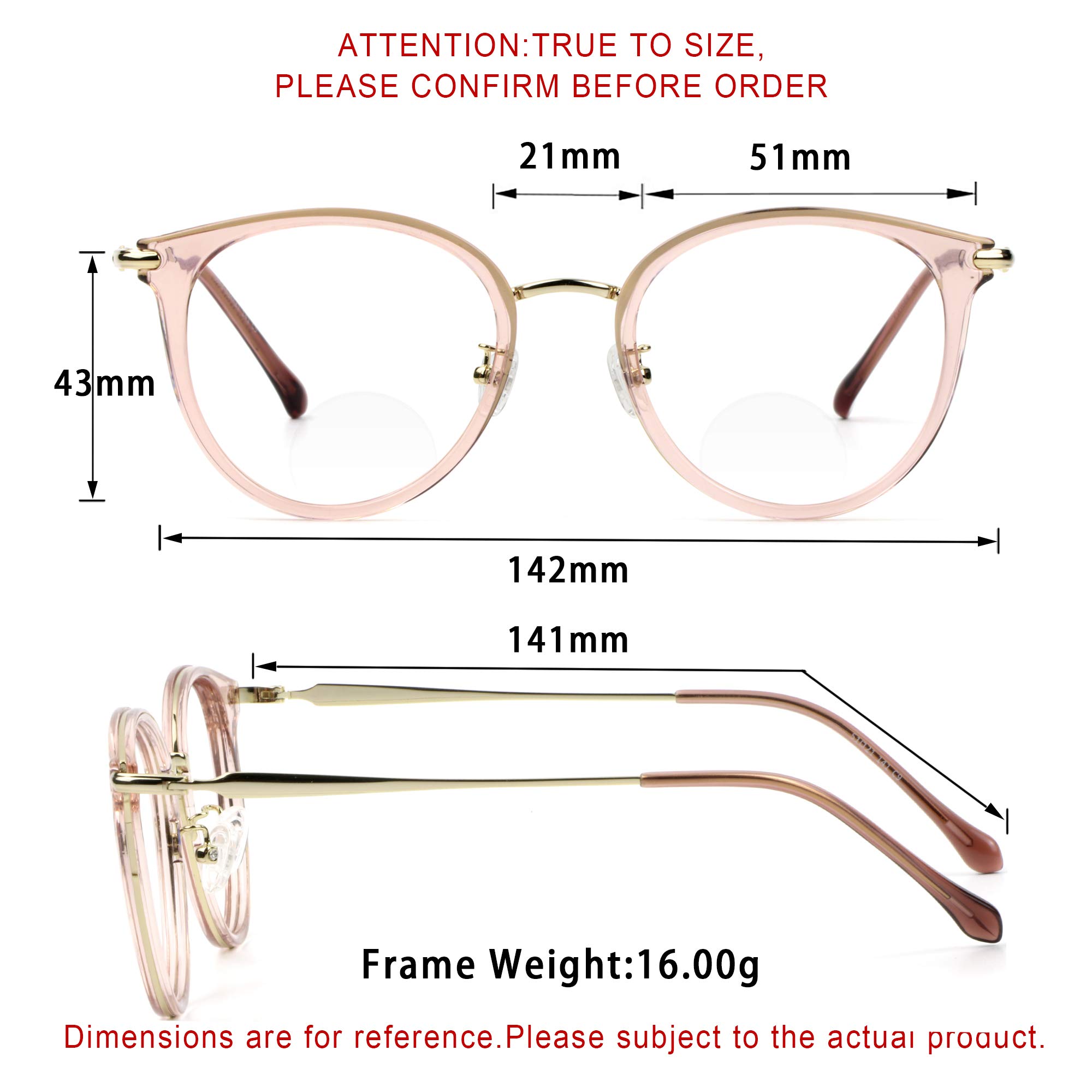 LifeArt Bifocal Reading Glasses for Women & Men - Anti-Glare, Blue Light Blocking & UV Protection - Perfect for Reading, Computer Use & Daily Activities