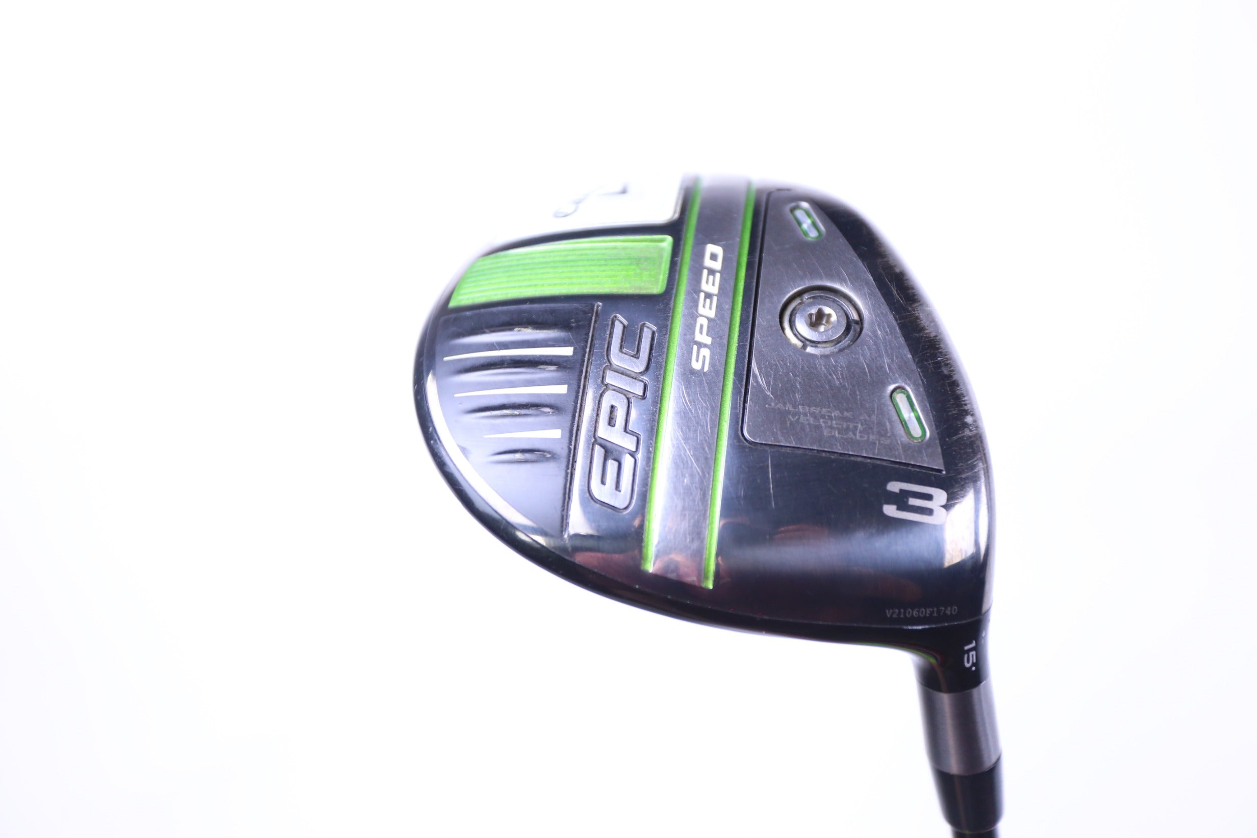 Used Callaway Epic Speed 3 Wood Golf Club - Right Handed 15° Stiff Flex Driver for Men - Perfect for Long Fairway Shots & Improving Distance Control