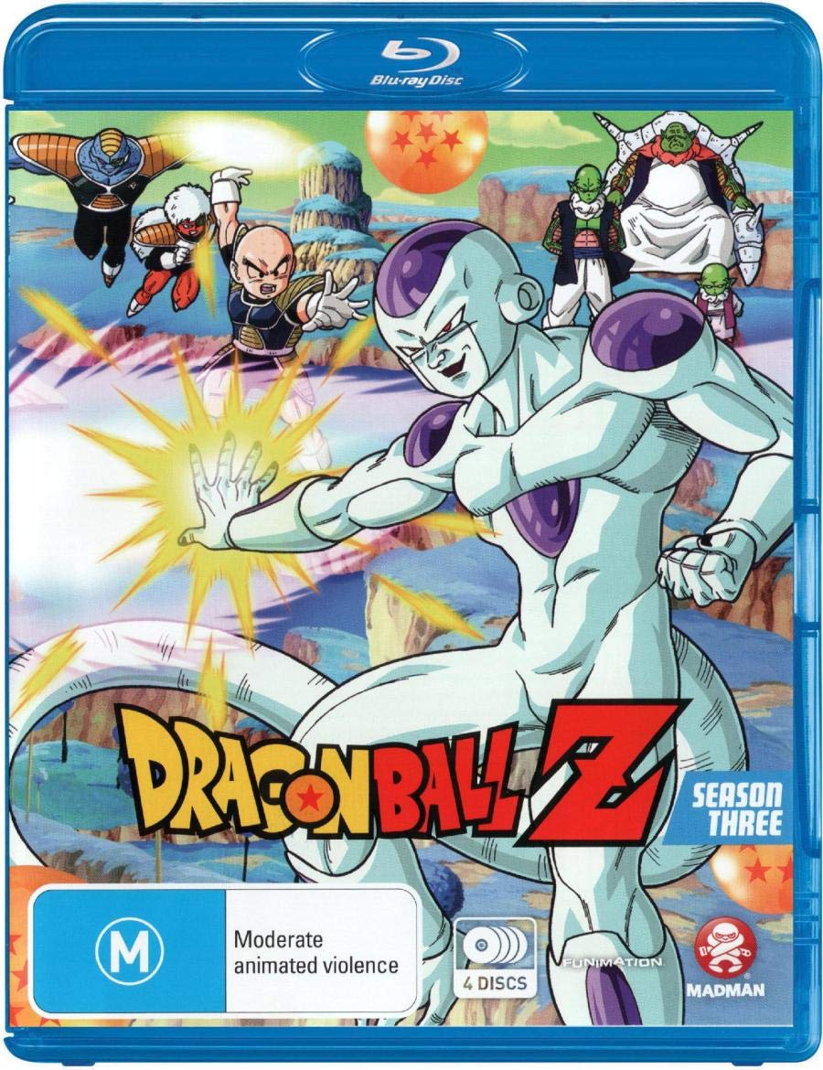 Dragon Ball Z Season 3 Blu-ray Complete Box Set | Anime Action Series | Perfect for Collectors & Fans | Home Entertainment & Gift Idea