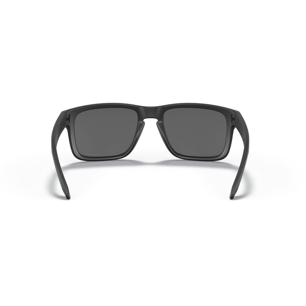 Oakley Holbrook Low Bridge Fit Sunglasses - Matte Black Frame with Prizm Black Lenses (Model 0OO9244 924427) for Outdoor Sports & Driving