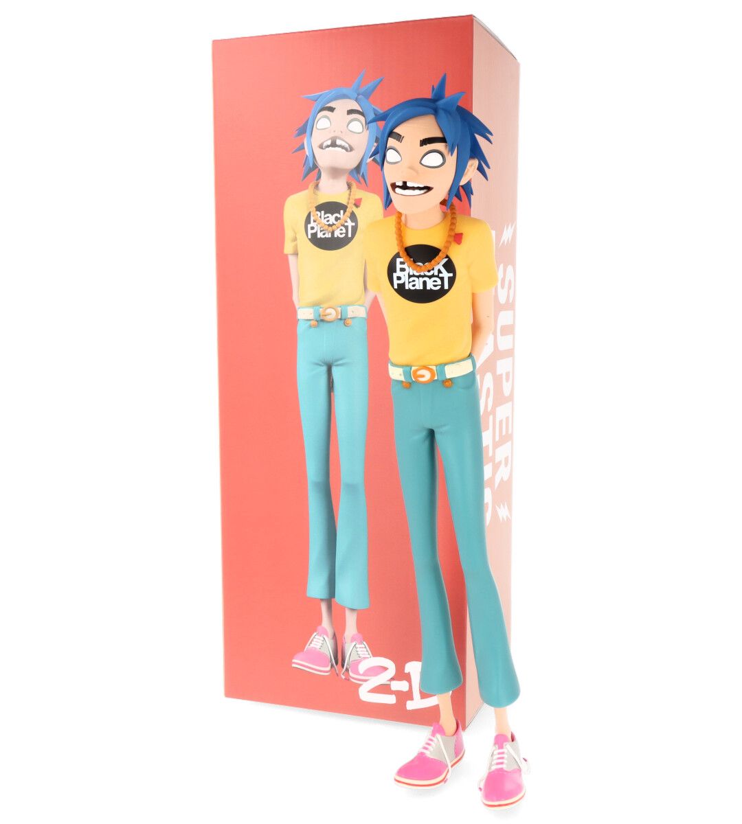 Superplastic Gorillaz 2D Action Figure - Collectible Vinyl Art Toy for Fans, Home Decor & Gift Idea