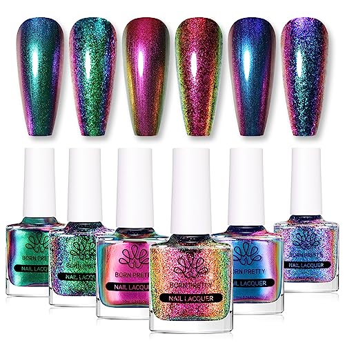 6Pcs Chameleon Nail polish