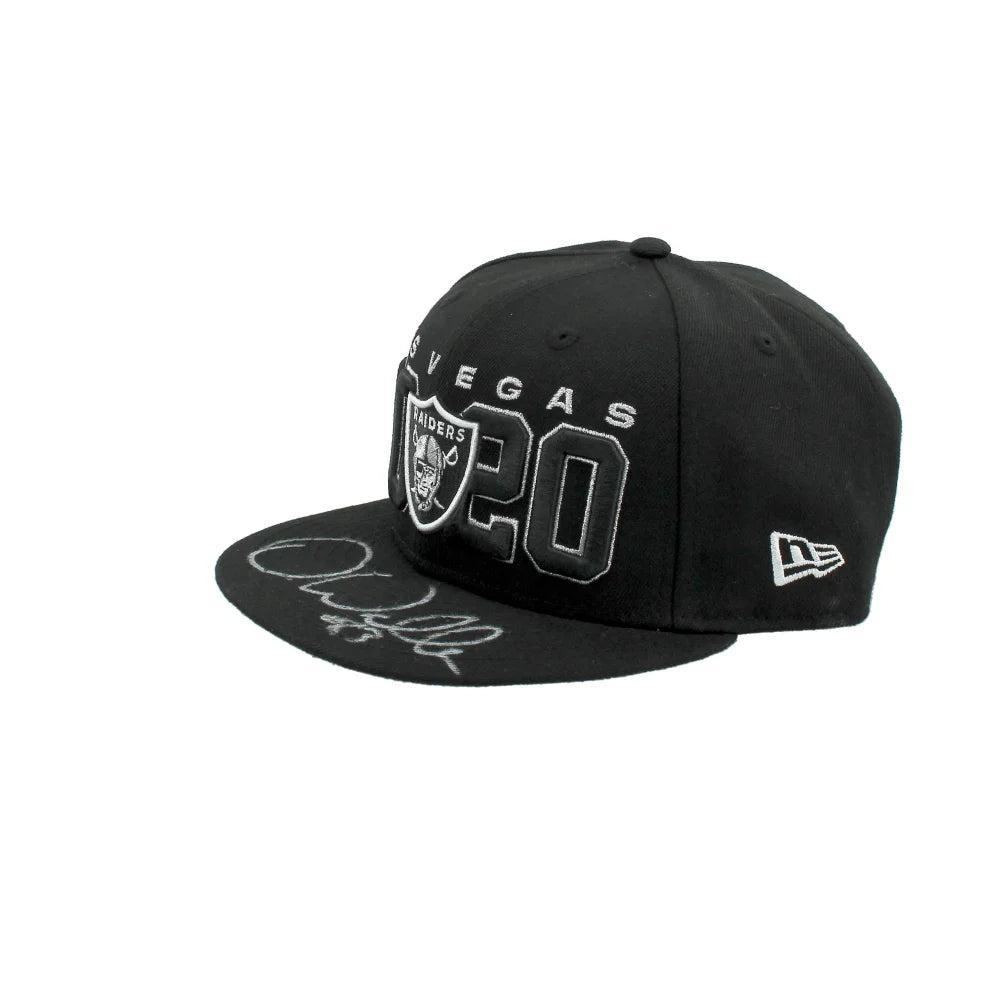 Darren Waller Autographed 2020 Las Vegas Raiders First Ever LV Hat with JSA COA - Perfect for NFL Collectors and Raiders Fans Display