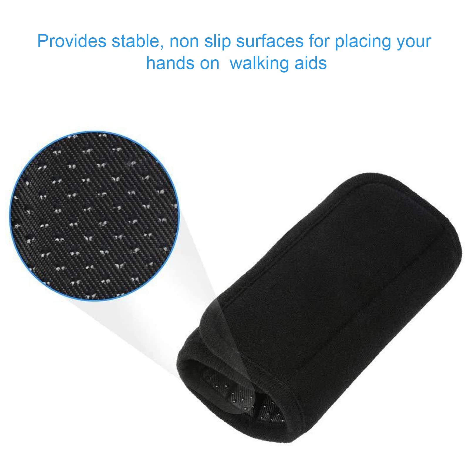Geharm Crutch Pad Replacement - Soft Sponge Cushion for Pain Relief & Fatigue Reduction - Walking Aid Cover for Geharm Crutches - Ideal for Injury Recovery & Mobility Assistance