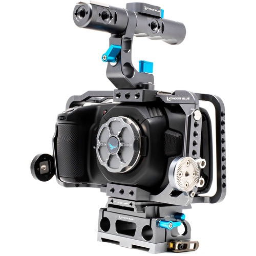 Kondor Blue Aluminum Body Cap for Micro Four Thirds Cameras - Durable Space Gray Lens Cover - Perfect for Sony, Panasonic, Olympus & Blackmagic MFT Cameras - Ideal for Travel & Camera Protection