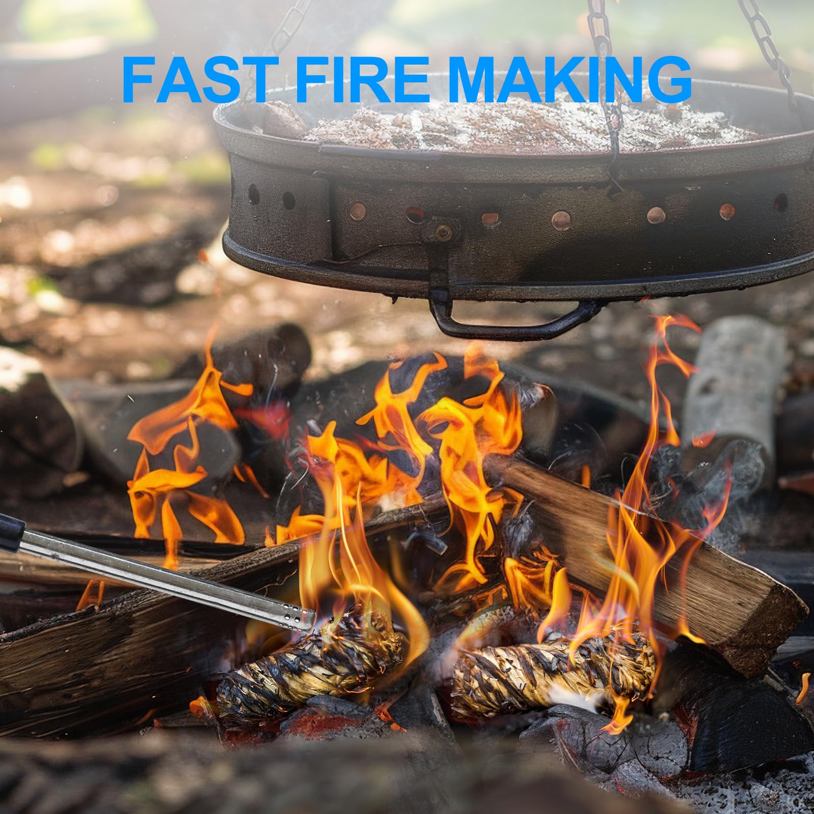 150 PCS Natural Fire Starter for Fireplace - Waterproof Fire Starters for BBQ, Pizza Oven, Fire Pit & Camping | Quick Light Charcoal & Wood Firestarter for Outdoor Cooking, Bonfires & Emergency Use
