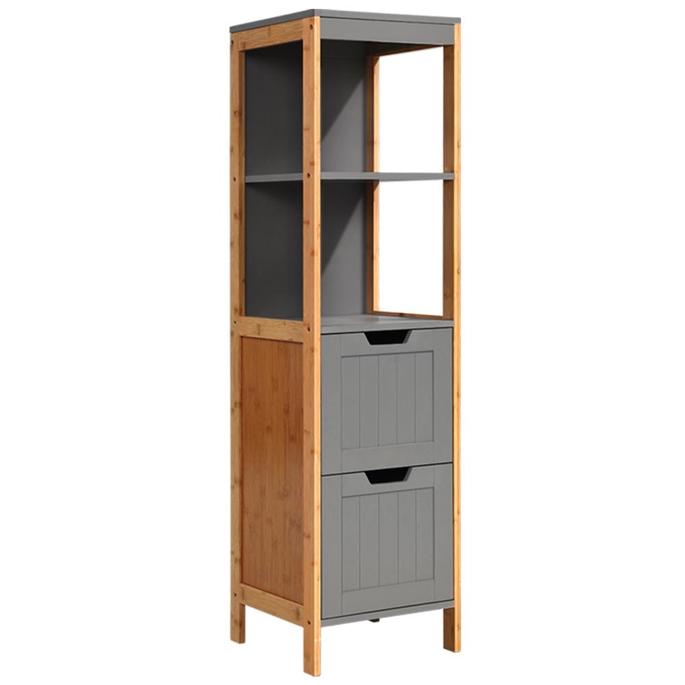 Tall Bathroom Storage Cabinet with Shelves - 45