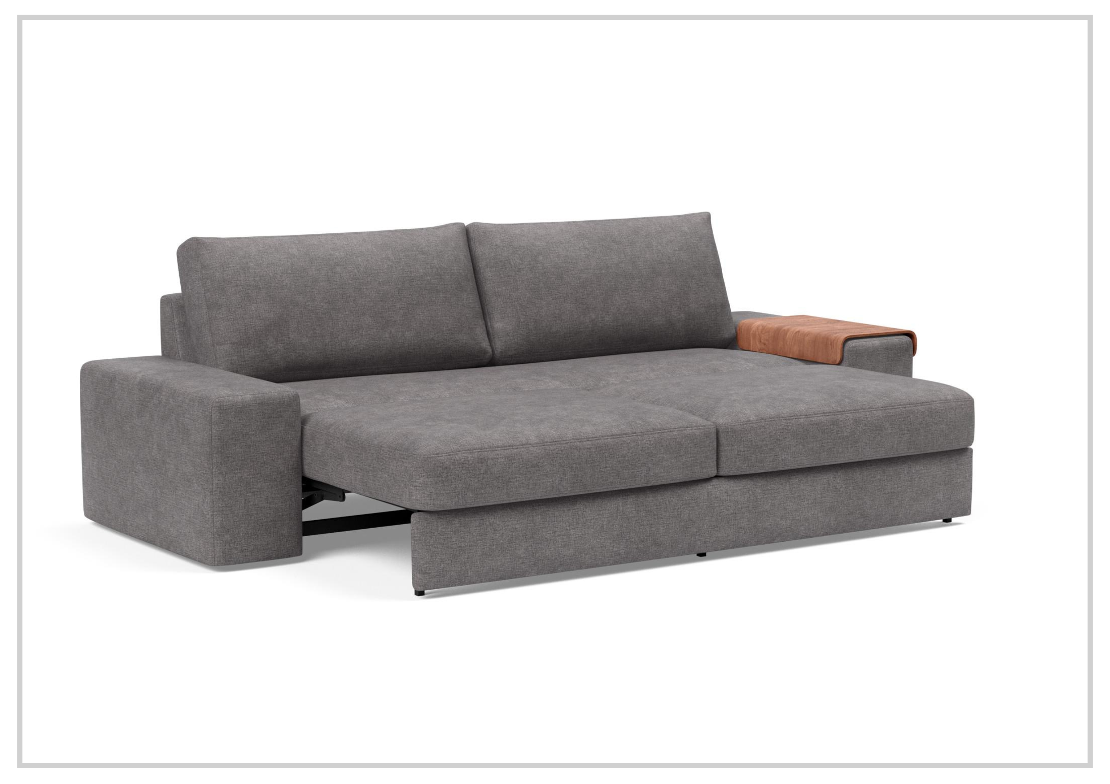 Innovation Living Vilander Full-Size Fabric Sofa Bed - Convertible Sleeper Sofa for Small Spaces, Guest Room & Apartment Living | Comfortable Modern Futon with Storage