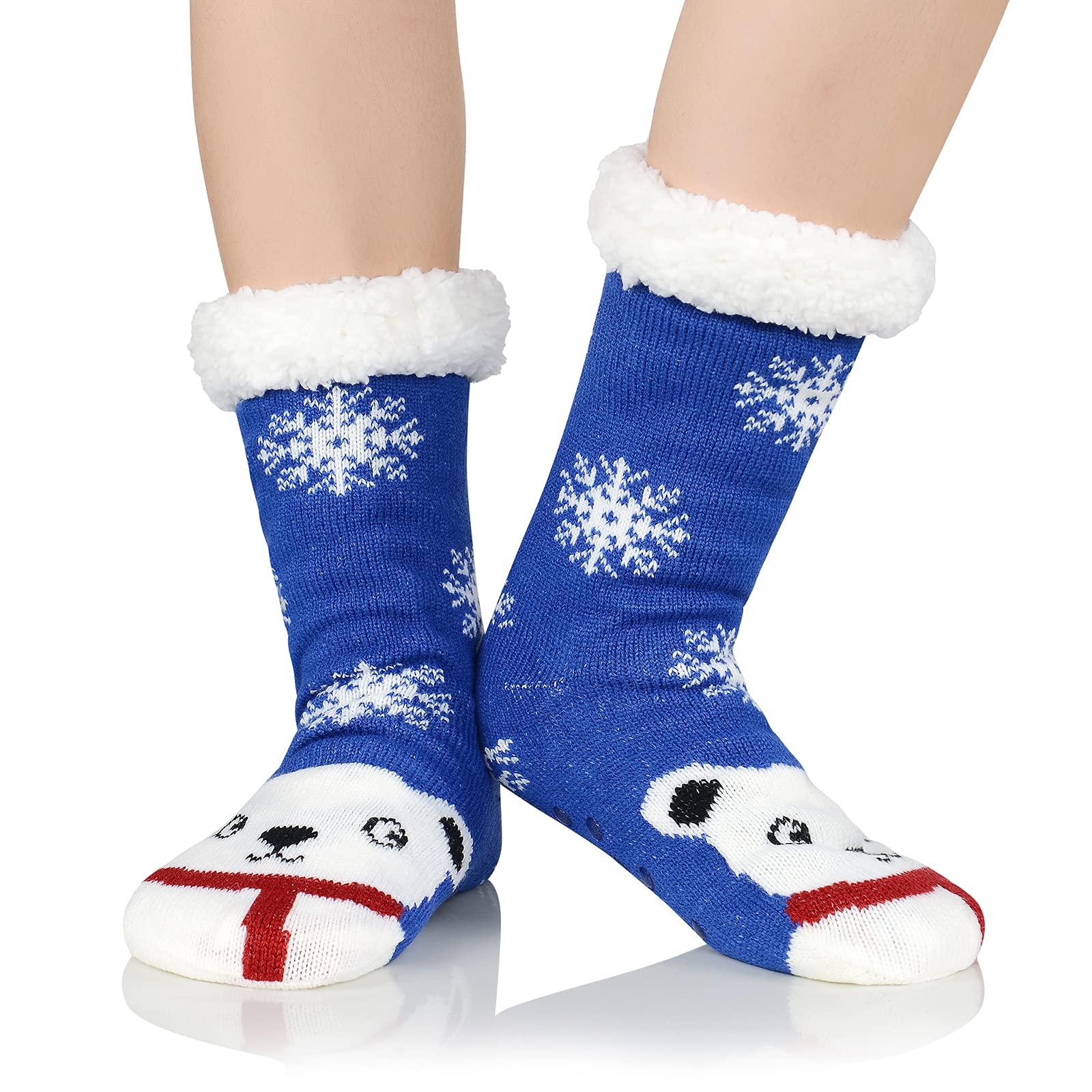 Cozy Women's Fuzzy Socks - Winter Warm Furry House Slippers for Indoor & Athletic Wear | Perfect Christmas Gift for Her