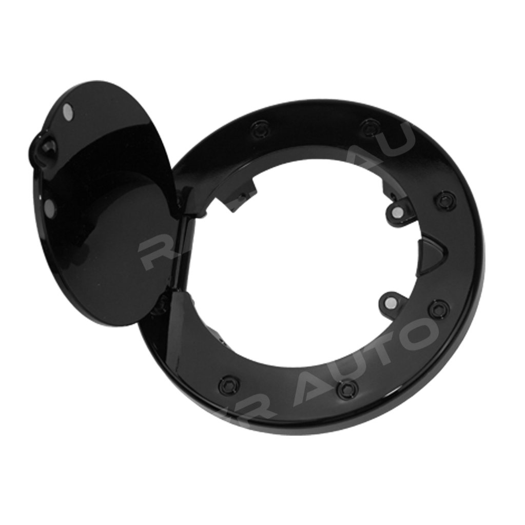 07-17 Jeep Wrangler JK Replacement Gas Door - Glossy Black Without Lock | Durable Fuel Filler Cover for Off-Roading & Daily Driving