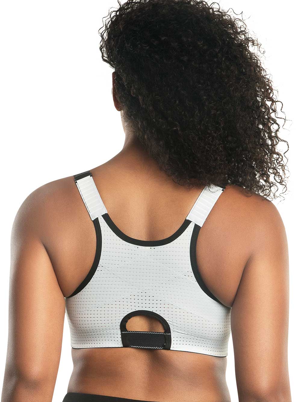 Wire-Free Zip Front Sports Bra for Women - Comfortable & Supportive Workout Bra for Running, Yoga & Gym