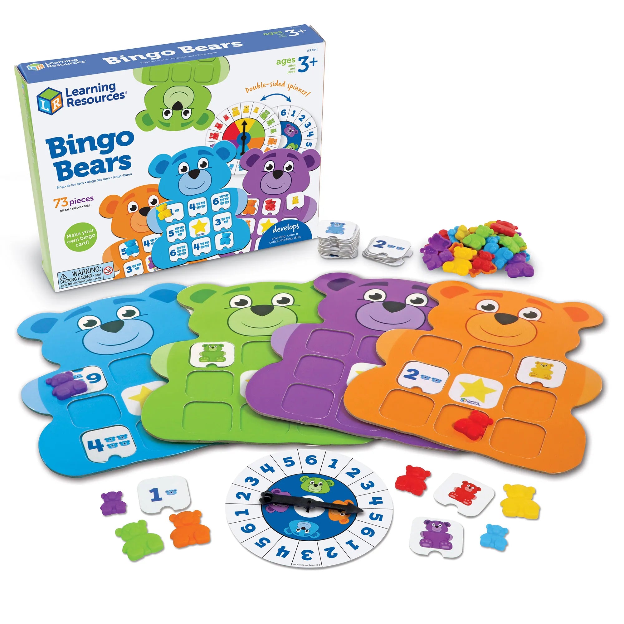 Bingo Bears Plush Stuffed Animals - Soft & Cuddly Teddy Bears for Kids, Gifts, and Nursery Decor | Perfect for Birthdays, Valentine's Day, and Baby Showers