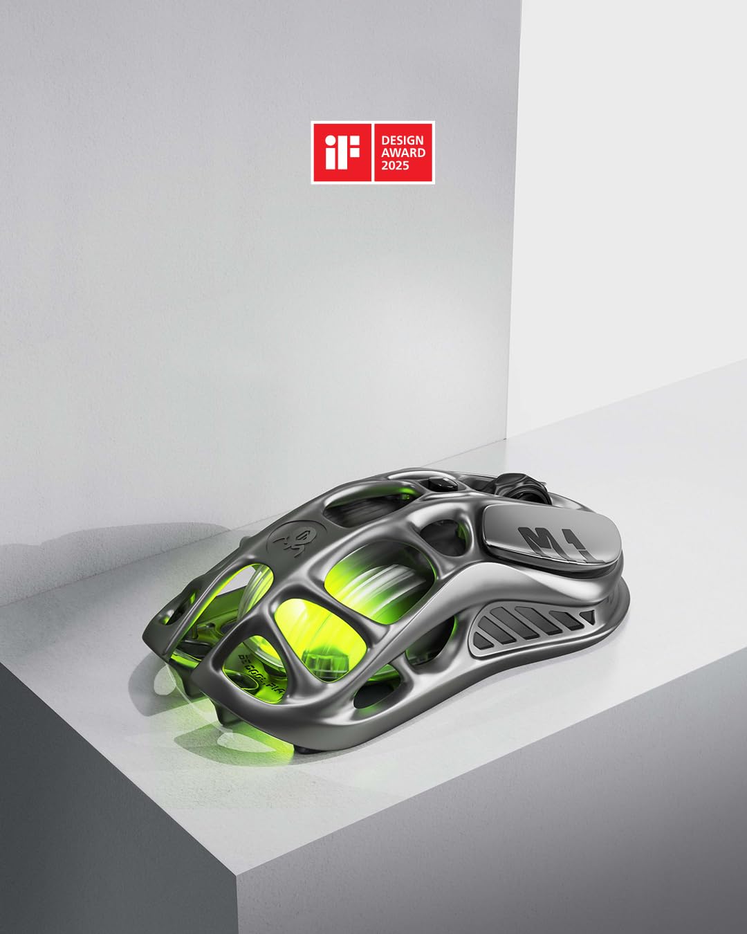 GravaStar Mercury M1 Pro Wireless Gaming Mouse - Lightweight Magnesium Alloy, 26,000 DPI, PAW3395DM Sensor, Tri-Mode Connectivity, 4K Support, 200H Battery Life - Perfect for PC, Mac, Esports & Competitive Gaming