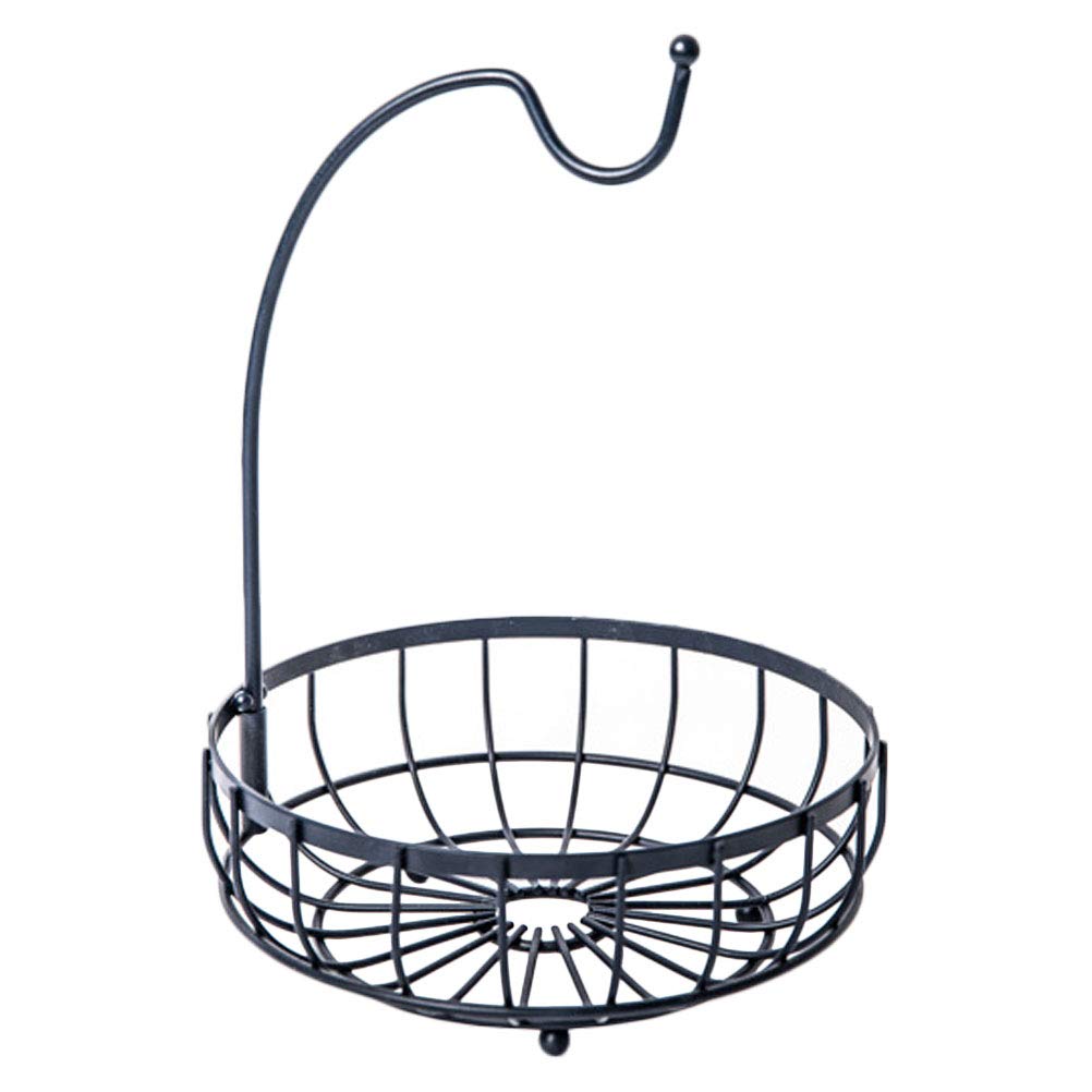 DOITOOL 1-Piece Decorative Iron Fruit Basket - Rustic Metal Storage Bin for Kitchen, Restaurant, or Home Decor (Random Color) - Perfect for Organizing Fruits, Bread, or Displaying Decorative Items