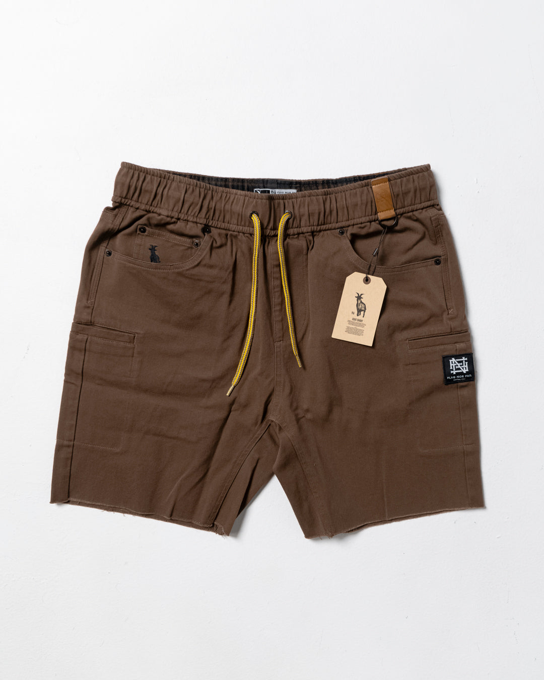 Premium GOAT SHORTS for Men - Soft & Comfortable Chocolate Brown Athletic Shorts - Perfect for Running, Gym Workouts & Casual Wear