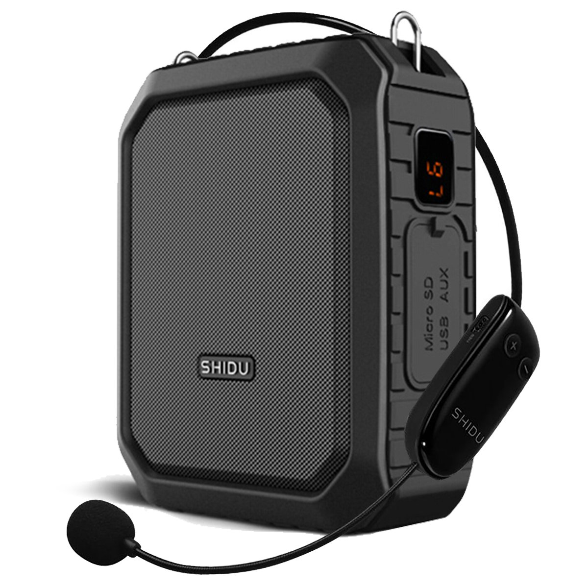 Wireless Bluetooth Voice Amplifier with 18W Output - Portable Microphone Headset & Speaker for Teachers, Classroom, Elderly, Outdoor Speech - Waterproof PA System for Public Speaking, Presentations, and Events