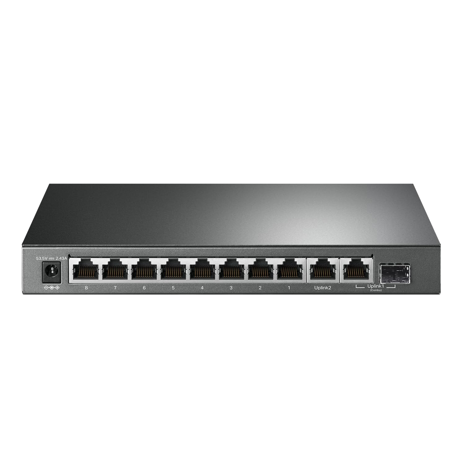 TP-Link TL-SG1210MP 8-Port Gigabit PoE Switch with 8 PoE+ Ports (123W), 2 Uplink Ports & SFP Slot - Plug & Play for Home Office Network, IP Camera, VoIP Phone & Wireless Access Point Setup