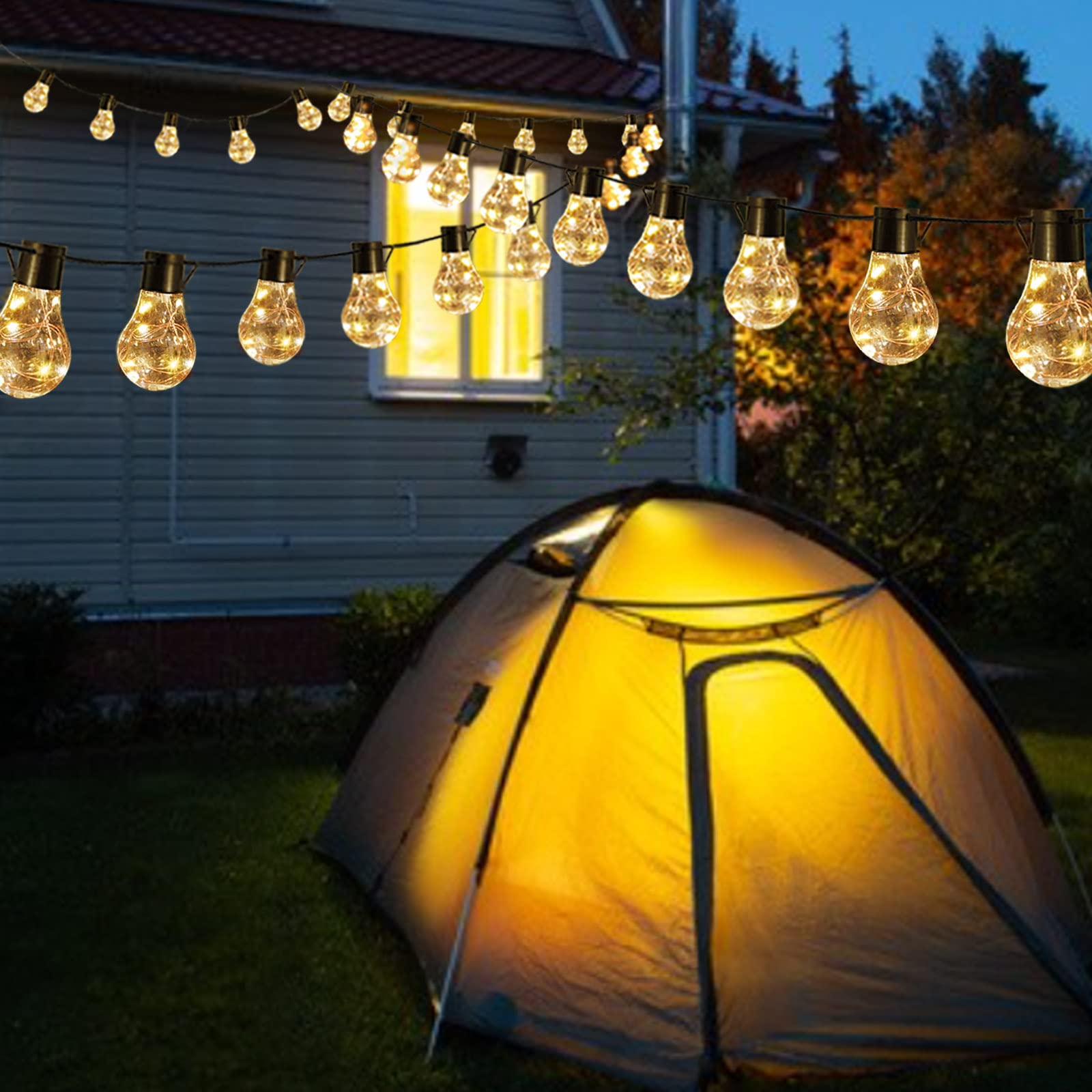 Homeleo 20 Bulb 100 LED Battery Operated Fairy Lights - Waterproof Decorative String Lights for Bedroom, Window, Wall, Garden, Gazebo | Perfect for Christmas, Birthday, Graduation Party & Camping Decorations