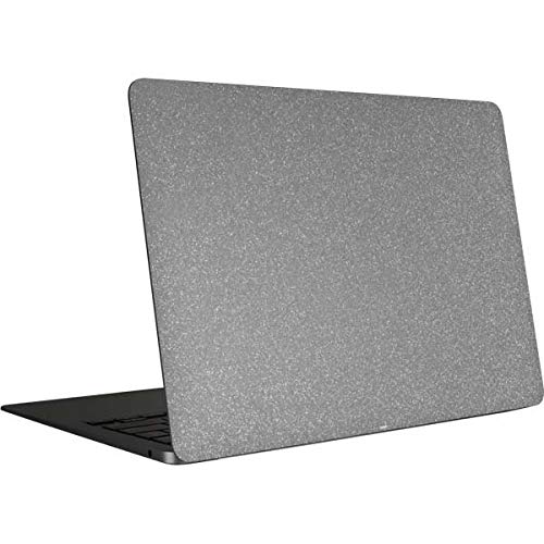Skinit Decal Laptop Skin for MacBook Air 13-inch (2020) - Diamond Silver Glitter Design | Protective Vinyl Sticker | Perfect for Work, School & Travel